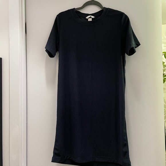 H&M Dark Blue-Black Terry Dress/Beach Cover-up - Picture 1 of 8
